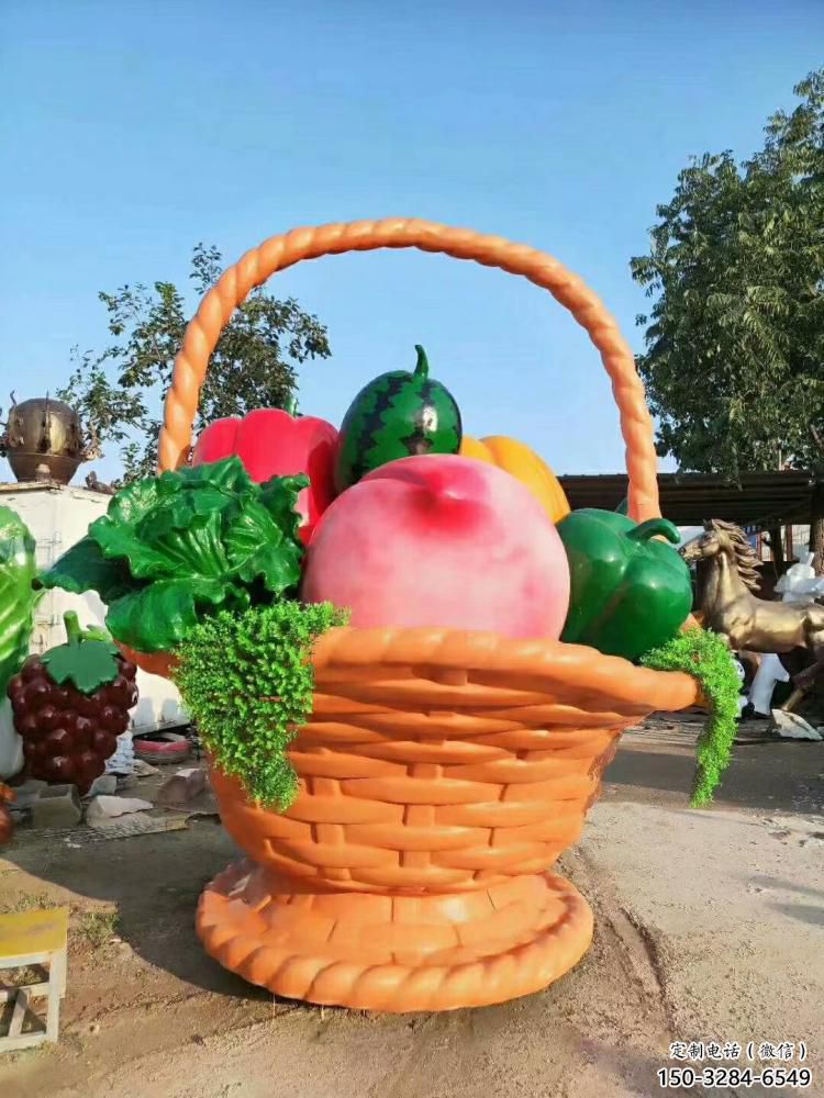 商場果籃雕塑 仿真水果雕塑 店門口小品