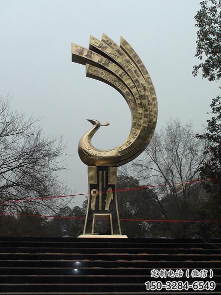 承接風(fēng)景區(qū)鳳凰雕塑廠家 售樓處廣場雕塑 仿古擺件