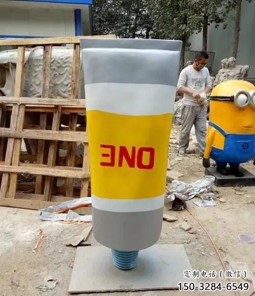 彩繪牙膏雕塑生產 園林牙膏雕塑 標識主題小品