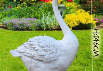 售樓處玻璃鋼天鵝雕塑 公園仿真雕塑 動(dòng)物擺件