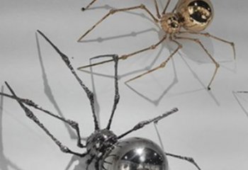 不銹鋼大型蜘蛛雕塑 門口創(chuàng)意雕塑 售樓處小品