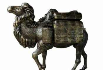 風(fēng)景區(qū)玻璃鋼駱駝雕塑廠家 售樓處廣場(chǎng)雕塑 仿古擺件