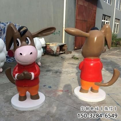 園林玻璃鋼老虎雕塑 城市廣場雕塑 步行街擺件