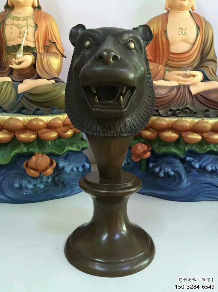 抽象生肖雕塑 店門口彩繪雕塑 步行街擺件