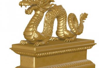 龍形銅雕塑，鑄銅工藝，大型動物雕塑制造商 (1)