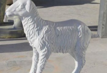 商業街山羊雕塑廠家 售樓處學校雕塑 家禽擺件