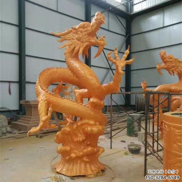 生產(chǎn)龍頭雕塑，鑄銅動(dòng)物雕塑，房地產(chǎn)售樓處擺件