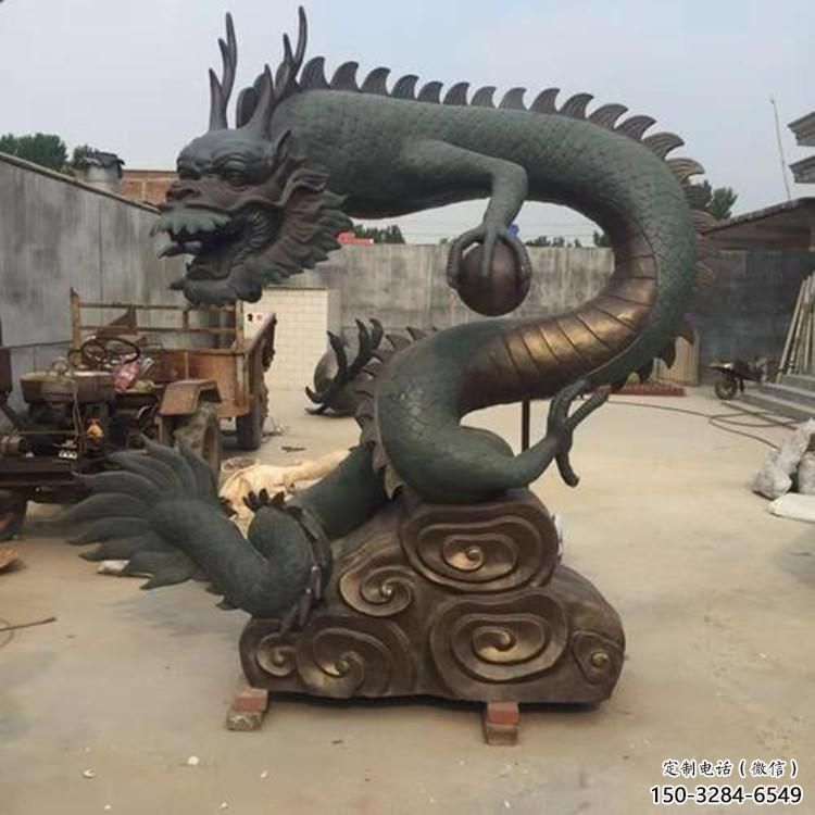 提供抽象龍頭雕塑，鑄銅動物雕塑，房地產售樓處擺件