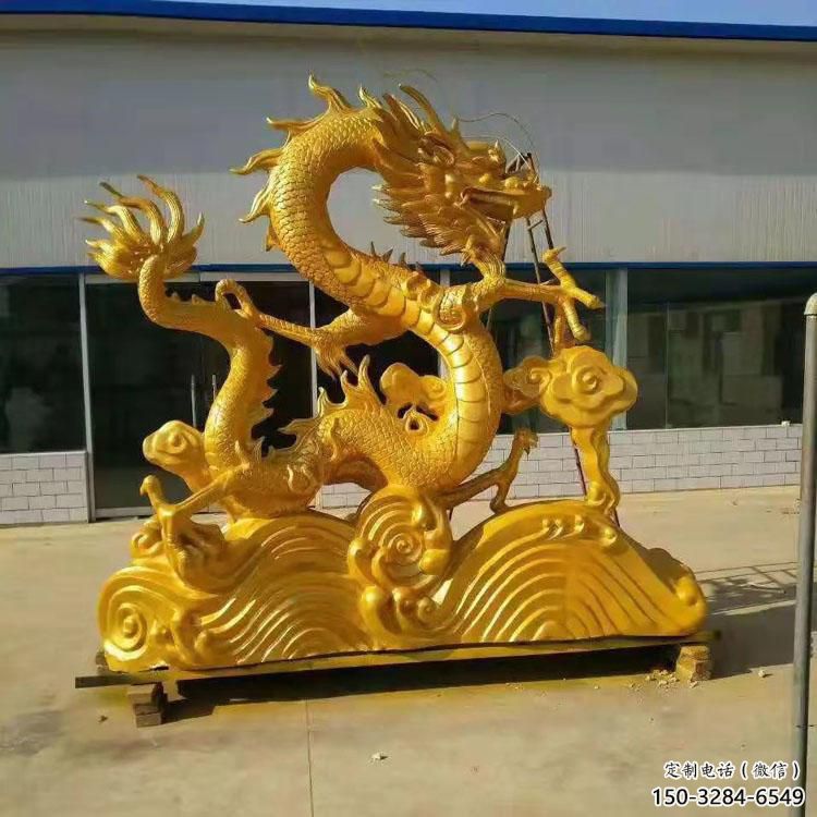 提供大型龍頭雕塑，鑄銅動物雕塑，房地產(chǎn)售樓處擺件