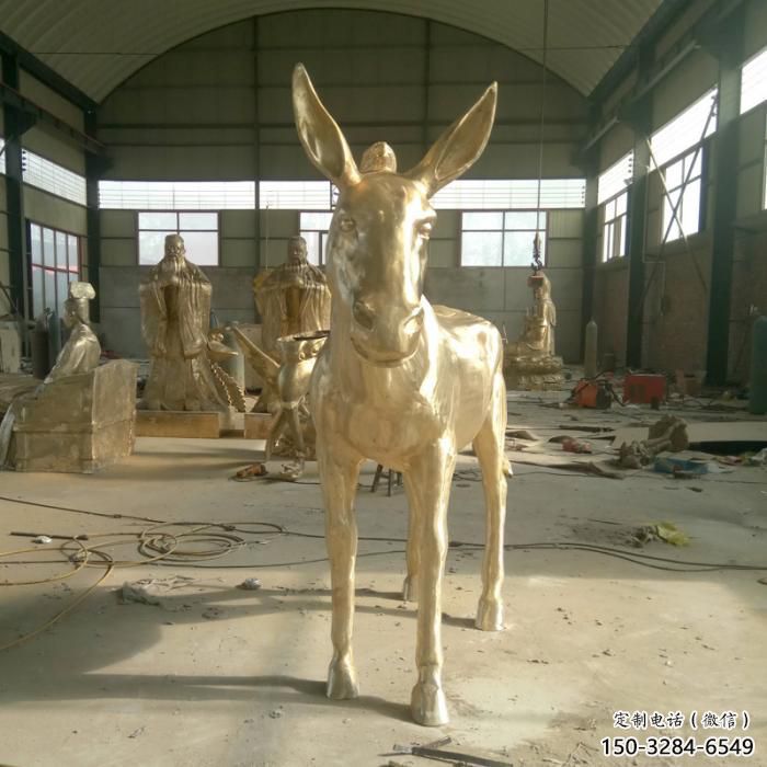 水景毛驢雕塑廠家 風景區幾何雕塑 廣場小品