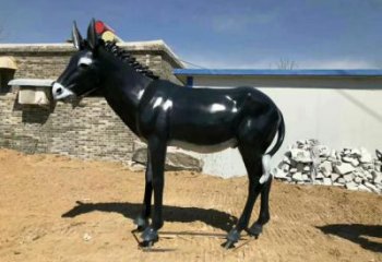 園林毛驢雕塑廠(chǎng)家 城市廣場(chǎng)雕塑 步行街?jǐn)[件