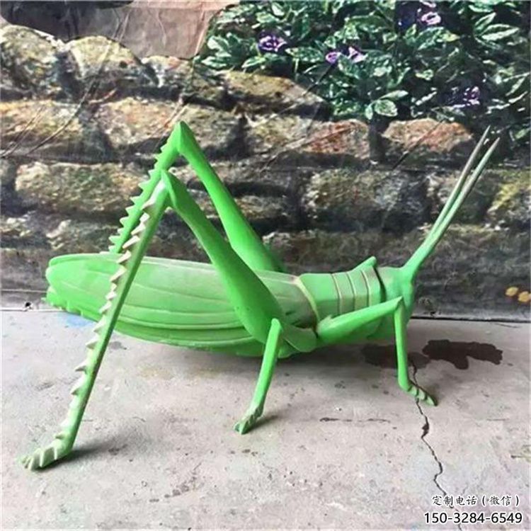 古銅色蟈蟈雕塑廠家 大型城市雕塑 商業街擺件