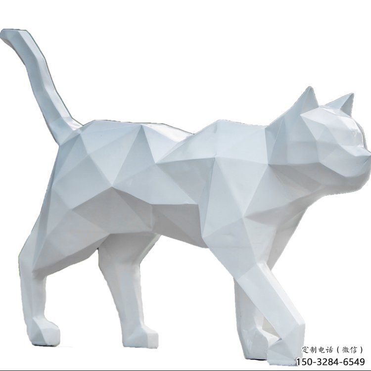 售樓部小貓雕塑，家禽小品，切面工藝