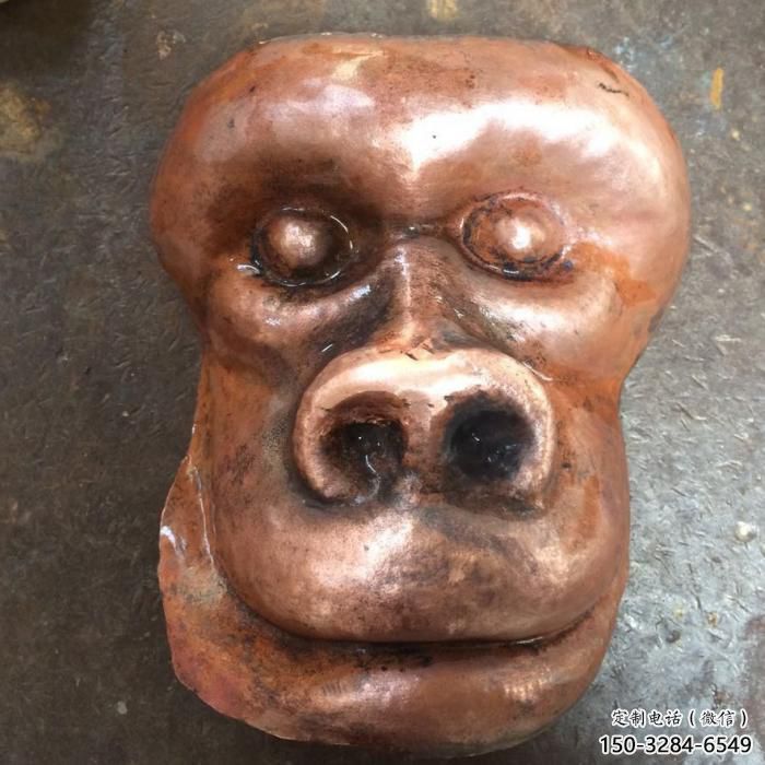 校園猩猩雕塑，動物題材，仿古工藝