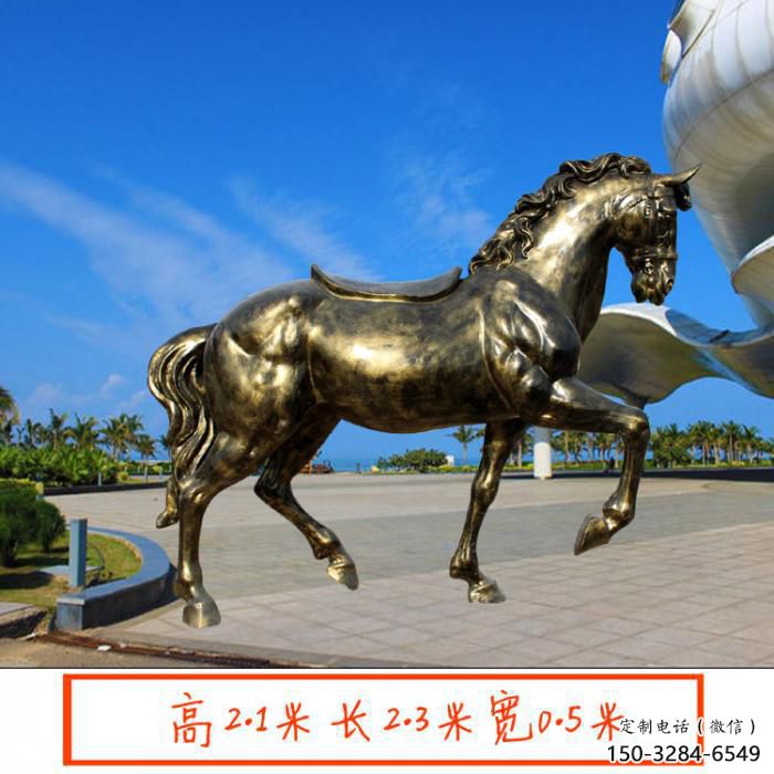 農村小馬雕塑，動物題材，仿真工藝