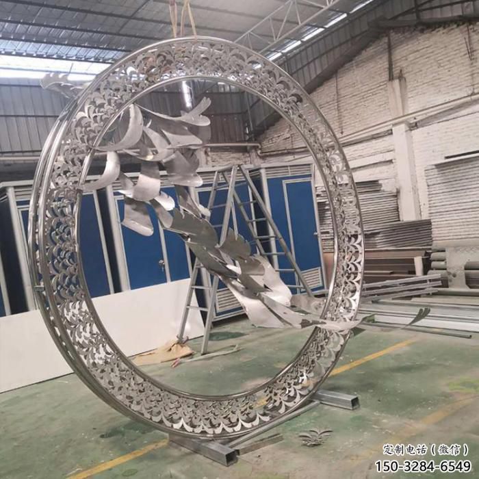 彩繪大雁雕塑 仿真雕塑 步行街?jǐn)[件