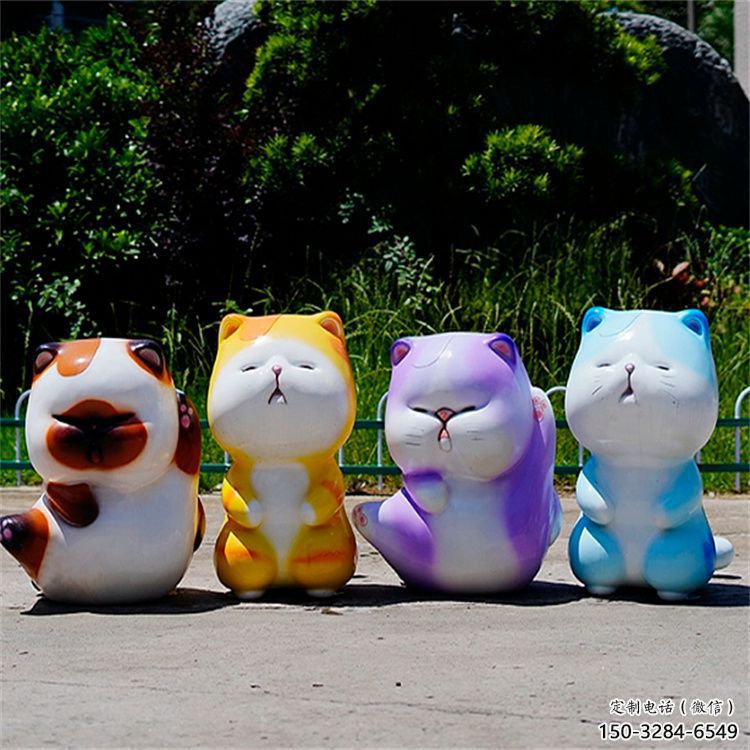 海洋館貓咪雕塑，鍍銅海洋雕塑，鍍銅工藝