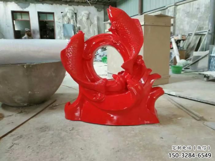 風(fēng)景區(qū)鯉魚(yú)雕塑 售樓處廣場(chǎng)雕塑 仿古擺件
