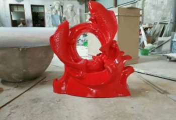 風(fēng)景區(qū)鯉魚(yú)雕塑 售樓處廣場(chǎng)雕塑 仿古擺件