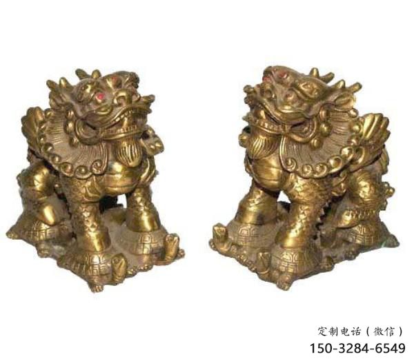 海洋館貔貅雕塑，鍍銅海洋雕塑，鍍銅工藝