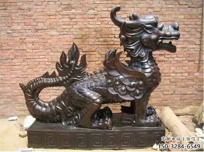 酒店貔貅雕塑，鍍金歐式雕塑，仿古擺件