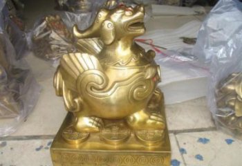 操場貔貅雕塑，鏤空海洋雕塑，噴砂制造