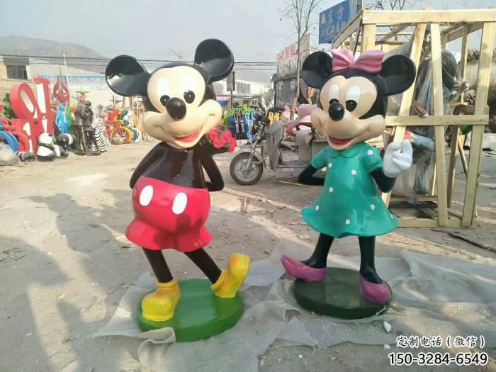 冷飲店老鼠雕塑，鍍銅海洋雕塑，鏡面工藝