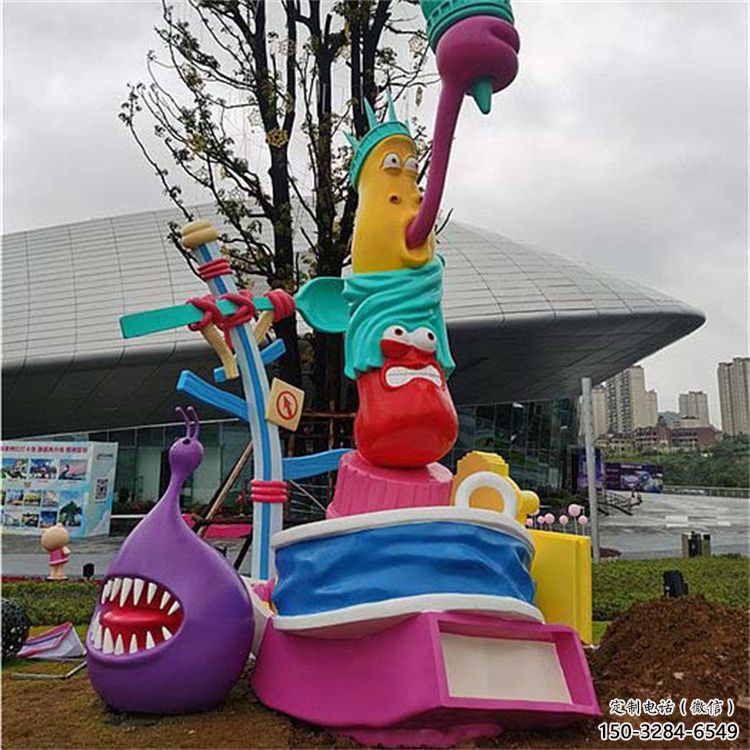 街道蟲子雕塑，鑄銅農(nóng)耕雕塑，古銅效果