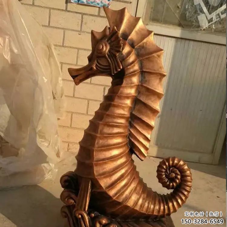 廣場(chǎng)河馬雕塑，卡通水景雕塑，抽象效果