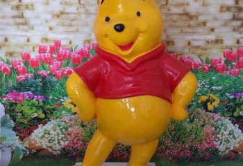 街道布朗熊雕塑，鑄銅農耕雕塑，古銅效果