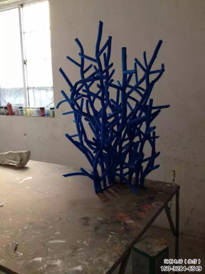 商業街海草雕塑 售樓處雕塑 花卉擺件