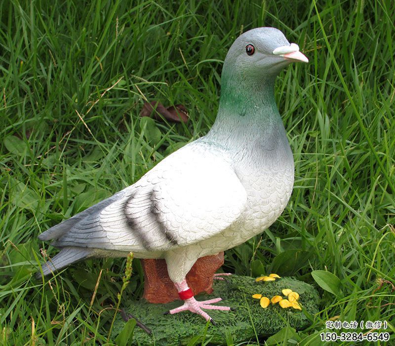 幼兒園鴿子雕塑，鐵藝文化雕塑，鑄造制作