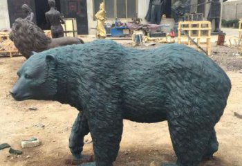 售樓處黑熊雕塑 商業(yè)街仿真雕塑 動(dòng)物擺件