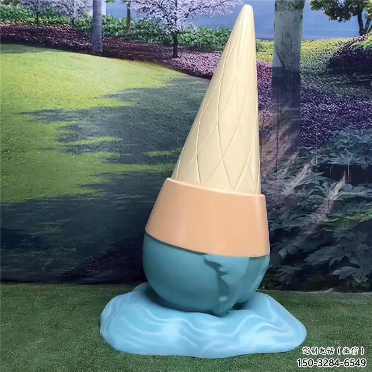 大型冰淇淋雕塑廠 公園冰激凌雕塑 標(biāo)識(shí)主題擺