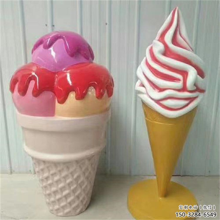 酒店冰淇淋雕塑，鍍金歐式雕塑，仿古擺件