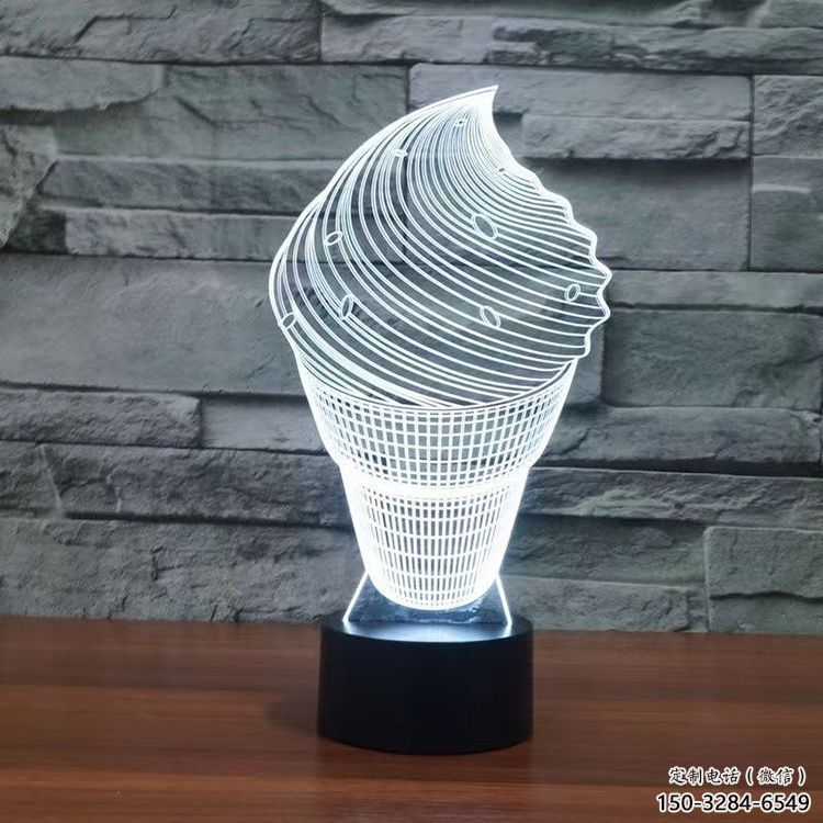 庭院冰淇淋雕塑，鍍金歐式雕塑，網格形式