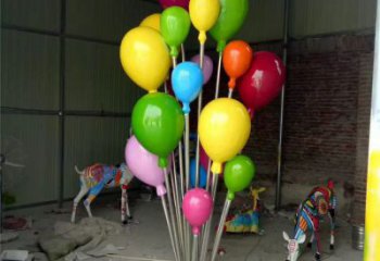 房地產(chǎn)氣球雕塑，仿古景觀雕塑，噴砂制造