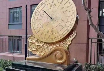 小區渾天儀雕塑，拉絲景觀雕塑，抽象效果