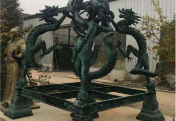 大型渾天儀雕塑，鍍銅景觀雕塑，鏡面工藝