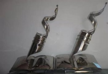 景觀館毛筆雕塑，鍍銅景觀雕塑，鍍銅工藝