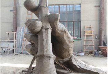 景區(qū)毛筆雕塑，鍍金歐式雕塑，鐵藝材質(zhì)