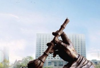 酒店毛筆雕塑，鍍金歐式雕塑，仿古擺件