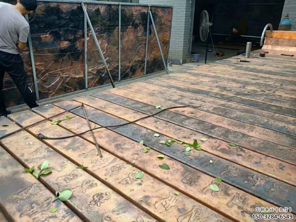 戶外書卷雕塑，鍍金歐式雕塑，鍍金工藝