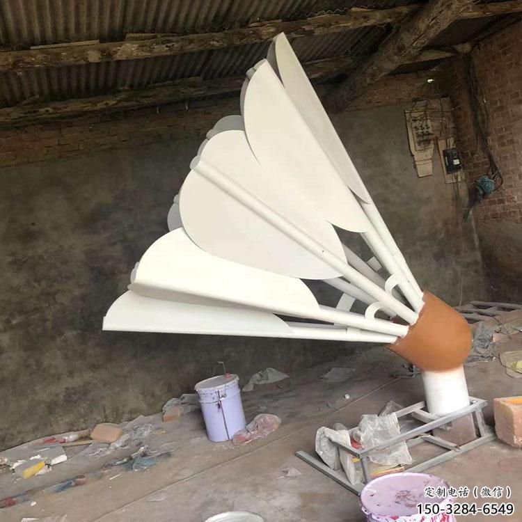 公園羽毛球雕塑 戶外景觀擺件 抽象雕塑