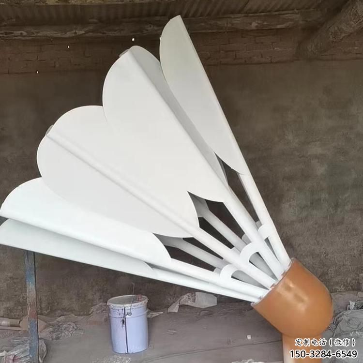 仿真羽毛球雕塑廠家 酒店公園雕塑 風景區(qū)擺件