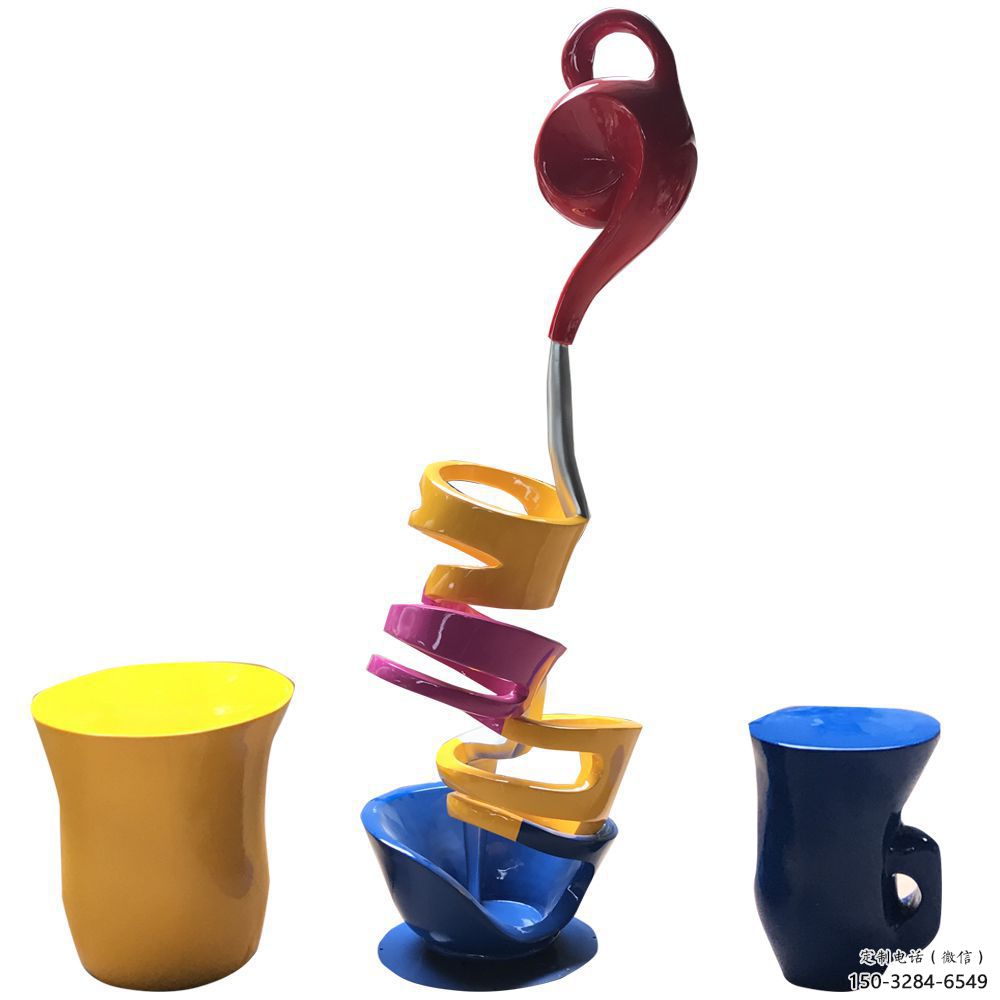 大門(mén)口懸壺雕塑 發(fā)光公園小品 仿真雕塑