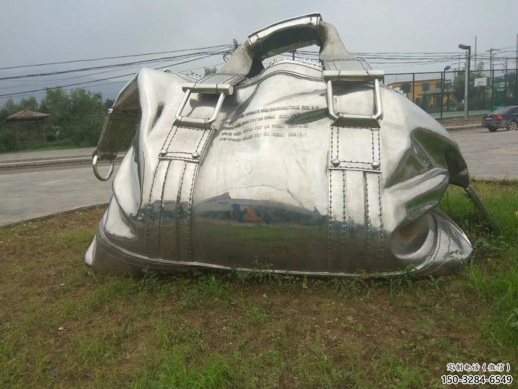 現代包包雕塑 大型別墅區擺件 博物館雕塑