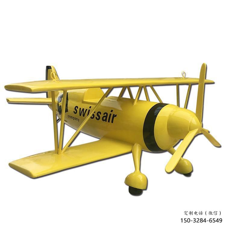 博物館飛機雕塑 電鍍現(xiàn)代小品 公園雕塑
