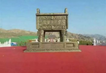 博物館福鼎雕塑 電鍍現代小品 公園雕塑