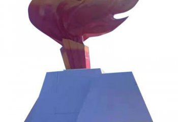 大型火焰雕塑 歐式步行街?jǐn)[件 彩繪雕塑